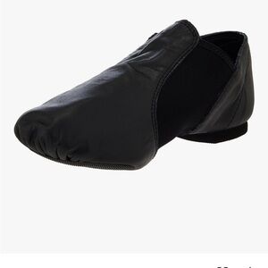 Capezio E Series Slip on Black Jazz Shoes
